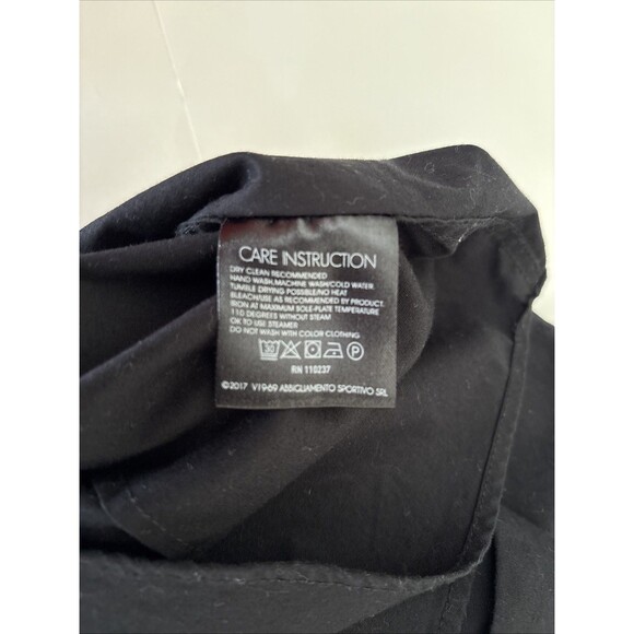 Mens Versace 19V69 Milano Italia Black Button Down LS Stretch Shirt Size S - Picture 9 of 12